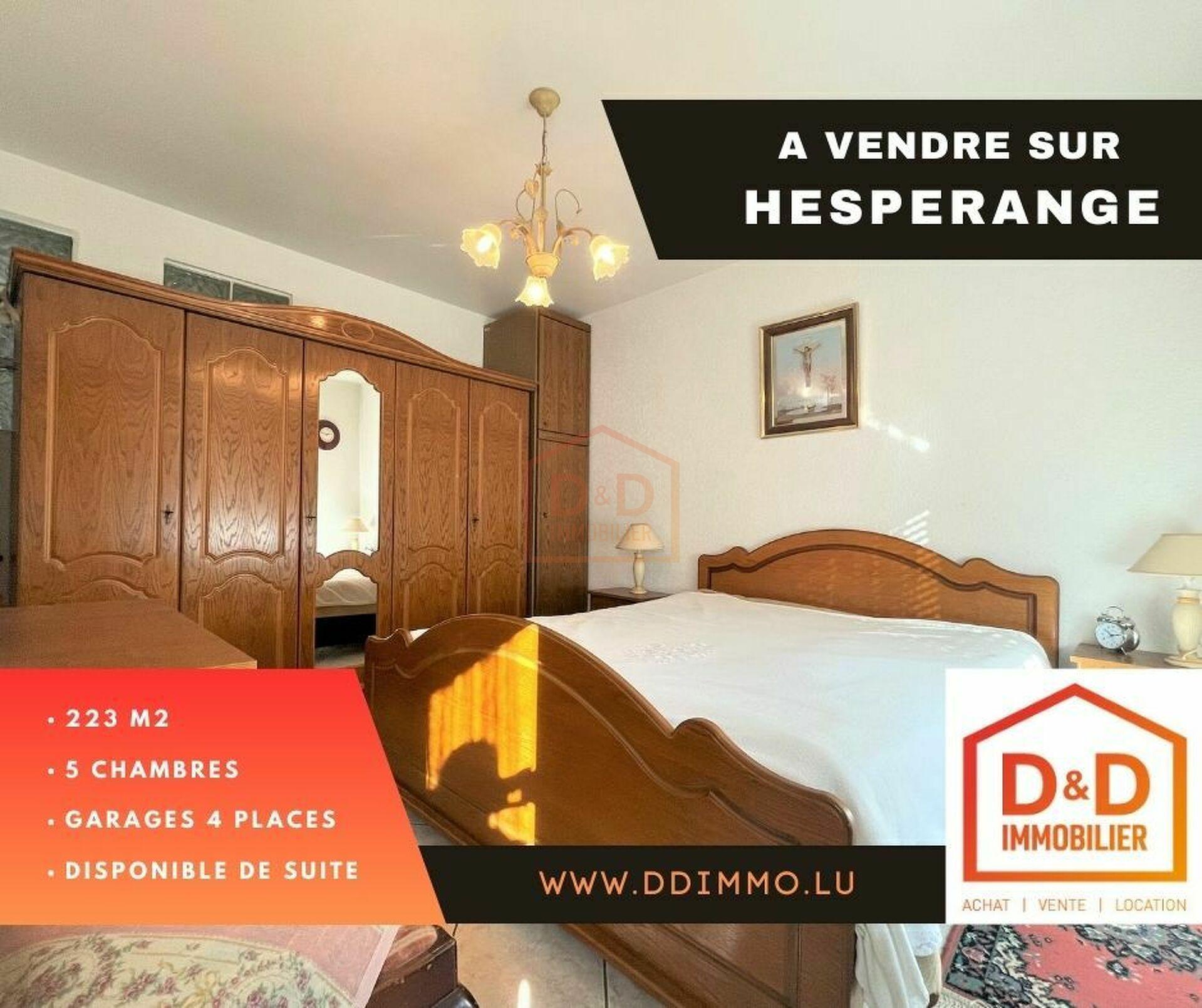 Maison à Hesperange, 223 m², 5 chambres, 2 salles de bain, 4 garages, 1 090 000 €