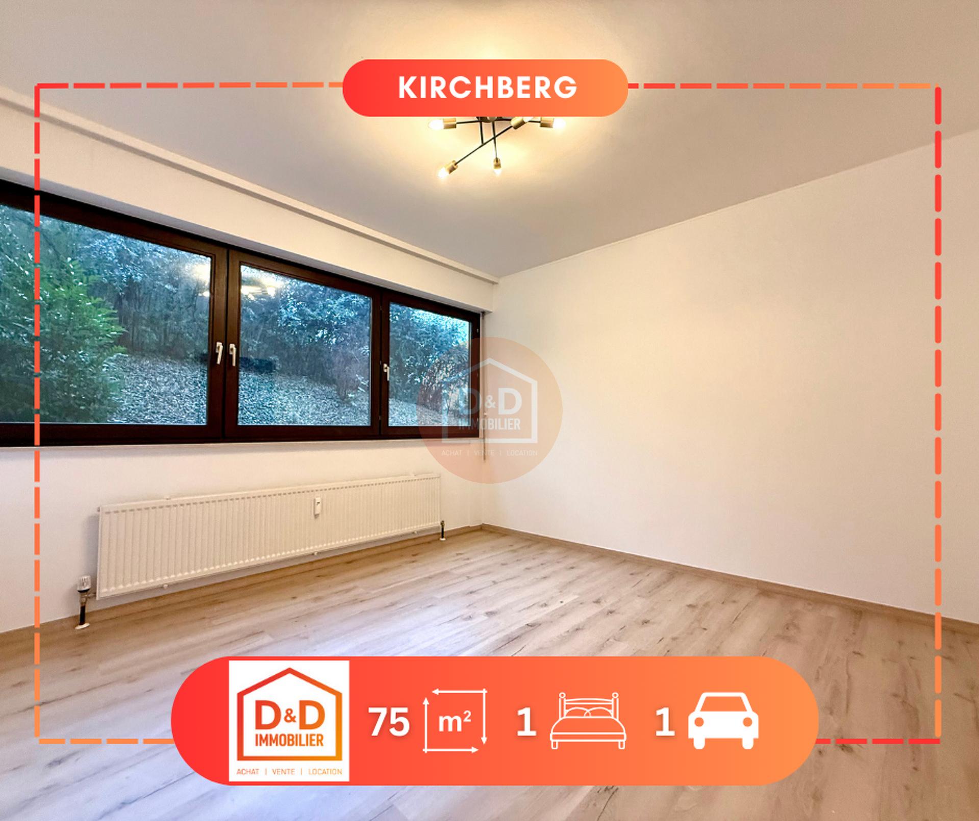 Appartement à Luxembourg-Kirchberg, 75 m², 1 chambre, 1 salle de bain, 2 150 €/mois